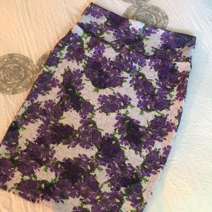 Beautiful floral print pencil skirt